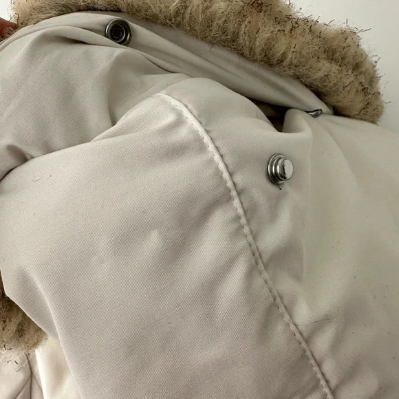 Zara Fur-Trimmed Long Winter Parka - Picture 10 of 12